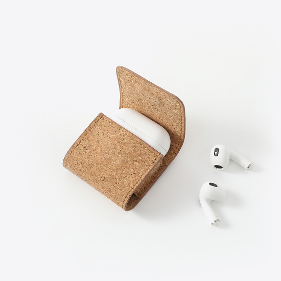 Biodegradable Cork Earphone Bag