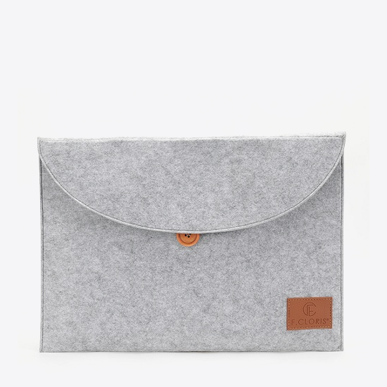 Recycled PET felt Document folder high quality briefcase IPAD sleeve Laptop bag